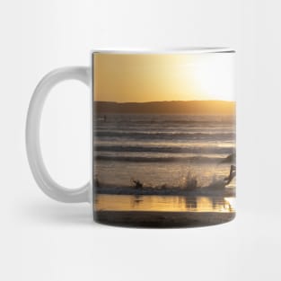 Galloping at sunset Mug